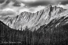 The Colin Range (Jasper National Park, Canada) . . . © 2004 Alan Ticheler. All rights reserved.