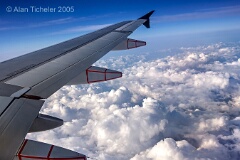 Flying East (somewhere over Québec) . . . © 2005 Alan Ticheler. All rights reserved.