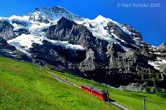 The Jungfrau Railway   (near Lauterbrunnen, Switzerland) . . . © 2007 Alan Ticheler. All rights reserved.