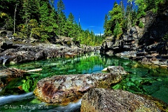 McDonald Creek #1   (Glacier National Park, Montana) . . . © 2014 Alan Ticheler. All rights reserved.