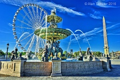 Fontaine des Fleuves  at Place de la Concorde  (Paris, France) . . . © 2016 Alan Ticheler. All rights reserved.